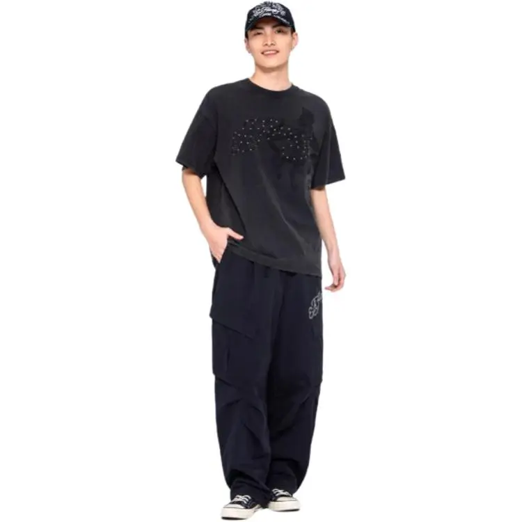 Ed Hardy Cargo Pants Men's Black-4