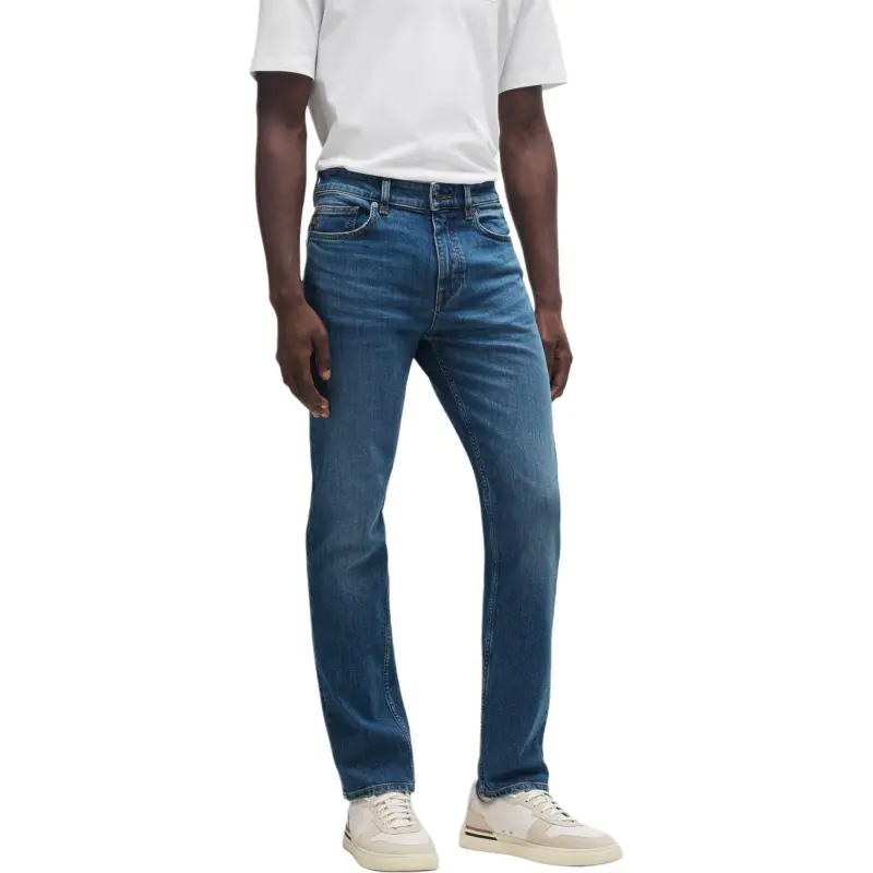 HUGO BOSS FW24 Jeans Men's Blue-1