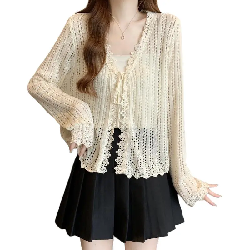Flowers In Water Knitwear Women's-5