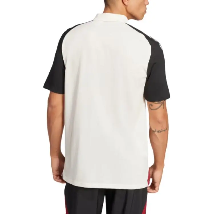 Adidas Manchester UnitedTiro 24 FW24 Polo Shirt Men's Ecru/Black-4