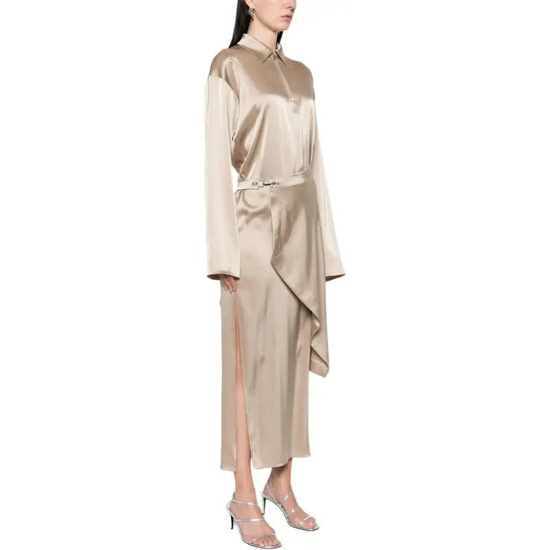 NANUSHKA Draped Midi Dress-3