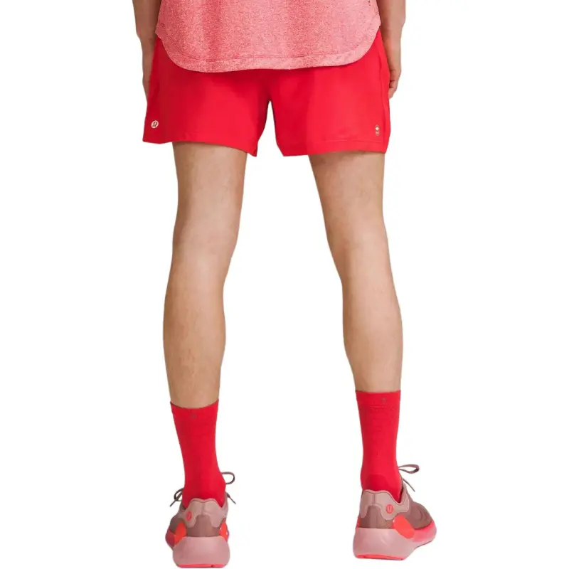 Lululemon Team Canada Collection Pace Breaker Lined Sports Shorts 5' Men's-4