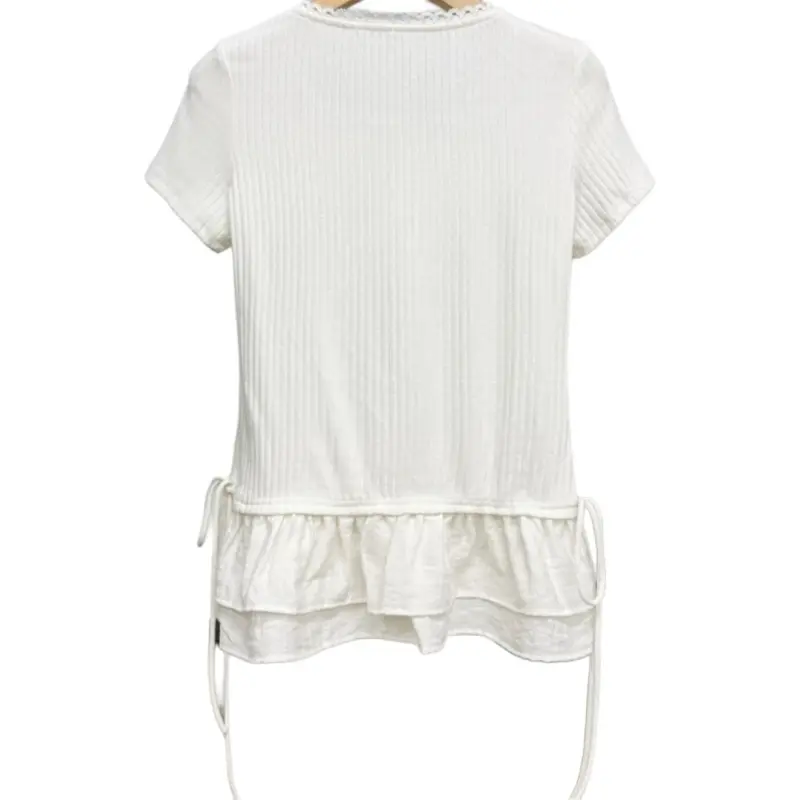 Mu Xiao Xin T Shirts Women's Ecru-1
