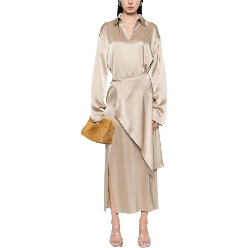 NANUSHKA Draped Midi Dress-1