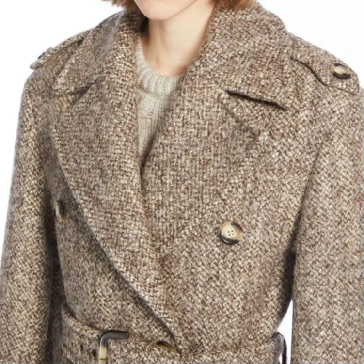SportMax Double Breasted Belted Coat-4