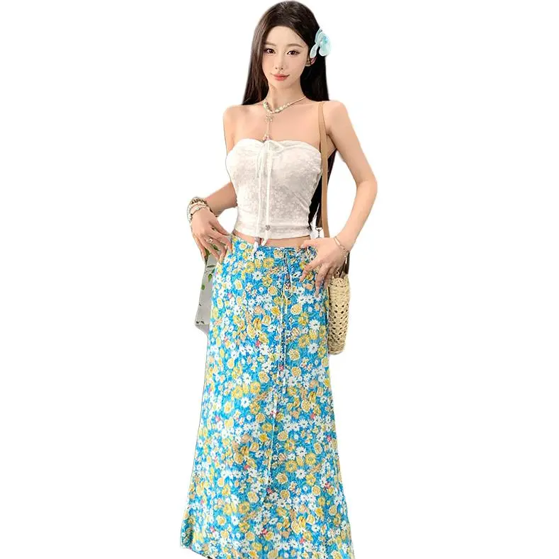 Dior Beauty Two Piece Skirt Sets Women's-3