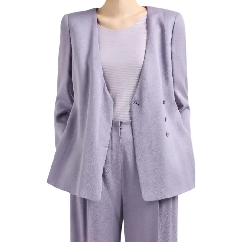 EMPORIO ARMANI Crepe Blazer-4