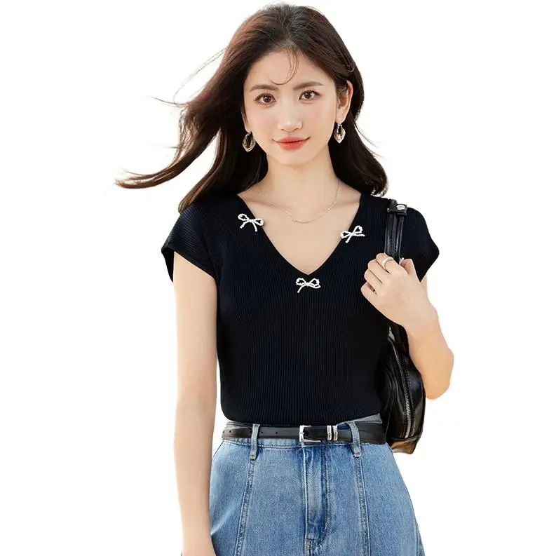 La Chapelle T Shirts Women's Black-4