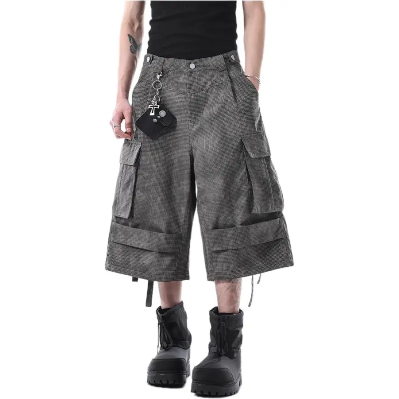 VINMUK Cargo Shorts Unisex Dark Gray-4