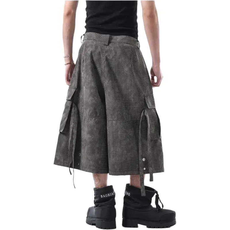 VINMUK Cargo Shorts Unisex Dark Gray-5
