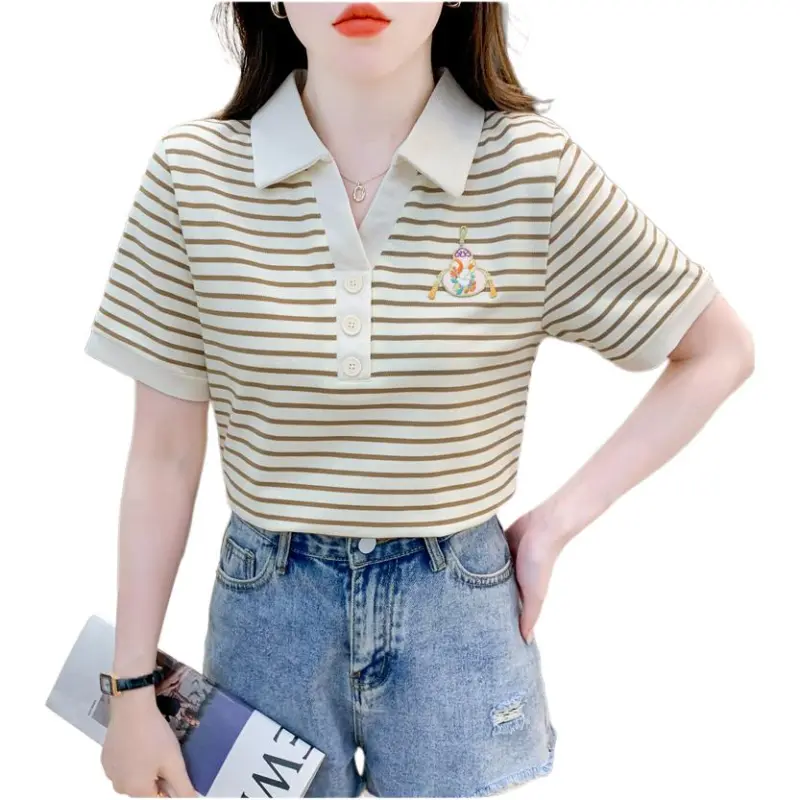 Mu Xiao Xin Set in Sleeve T Shirt Women's-4