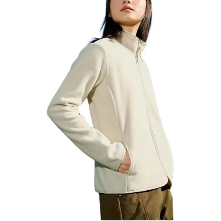 361° FW24 Windbreaker Jacket Women's White Pine Wood Color-1