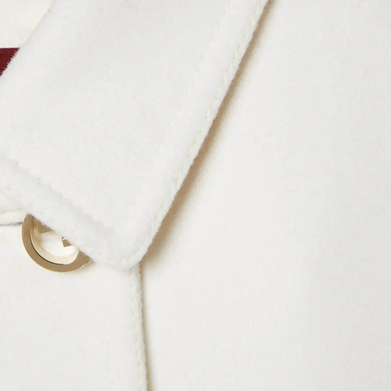 GUCCI Collared Button Up Coat-6