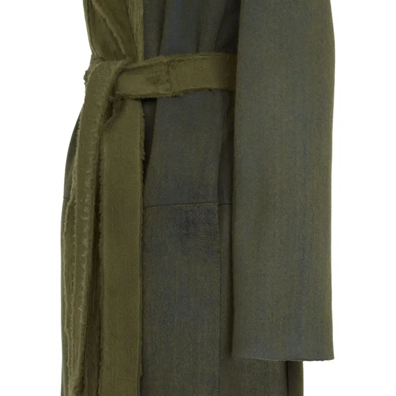 FENDI Collared Belted Coat-2