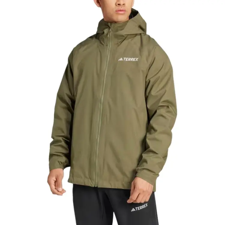 Adidas FW24 Multi 2L RAIN.RDY Jackets & Coats Men's Olive-1