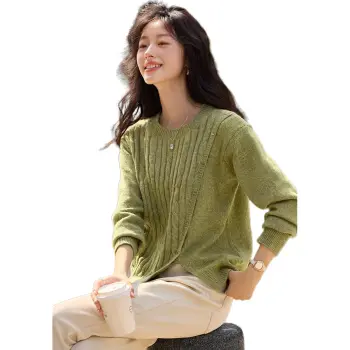 Mo Han Yi Mei Knitwear Women's Green