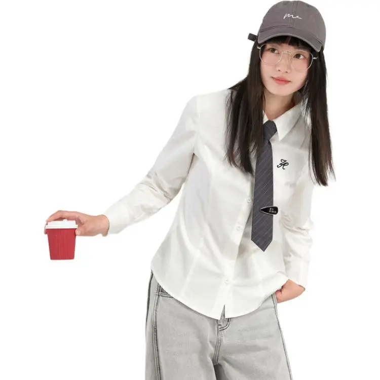 ZIHAN Shirts Women's White-1