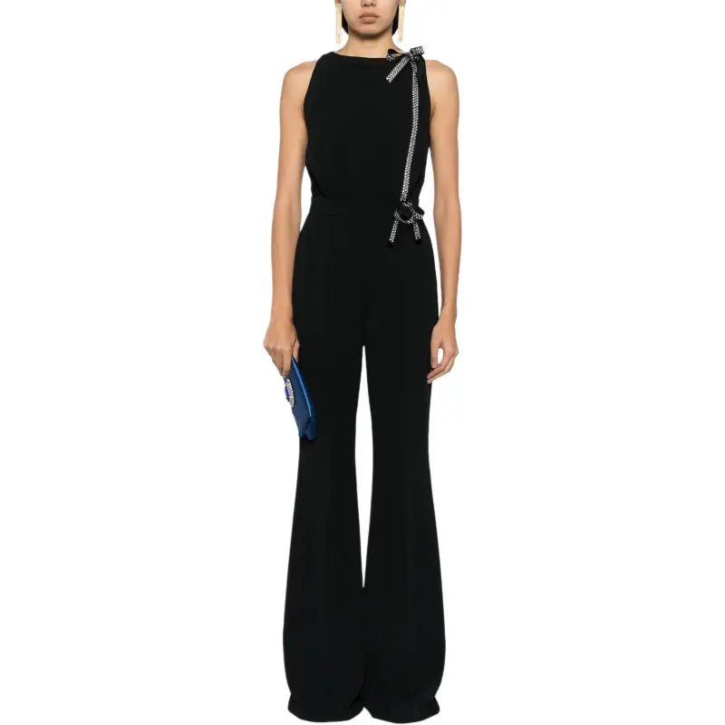 ELIE SAAB Crystal Bow Jumpsuit-1