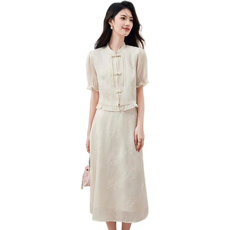 XINFEIYU Two Piece Skirt Sets Women's-3