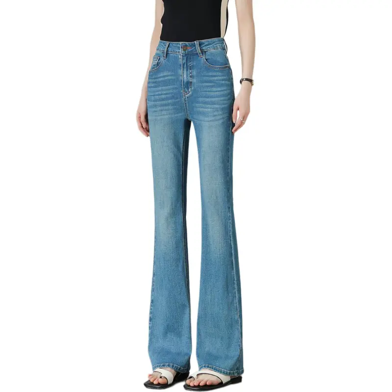 Weixi Jeans Women's Turquoise Green-7