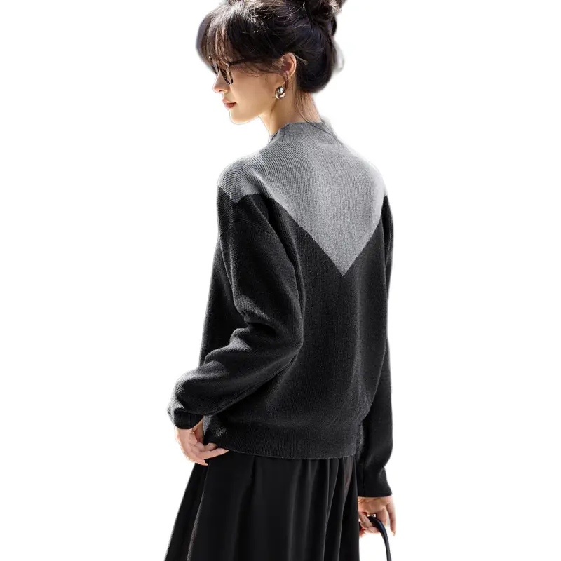 Mo Han Yi Mei Knitwear Women's Gray-3