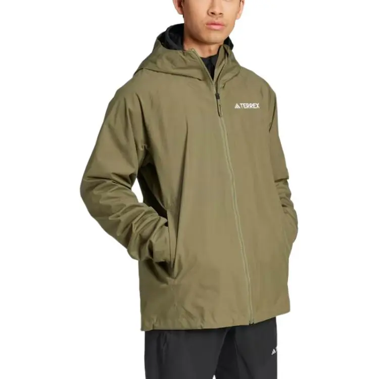 Adidas FW24 Multi 2L RAIN.RDY Jackets & Coats Men's Olive-2
