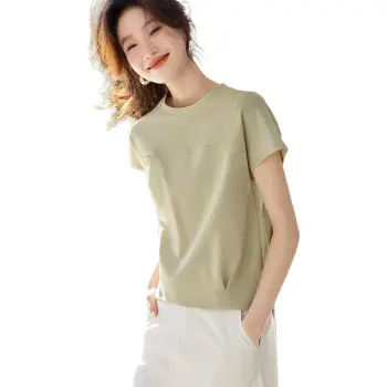 Mo Han Yi Mei T Shirt Women's Tender Shoot Yellow
