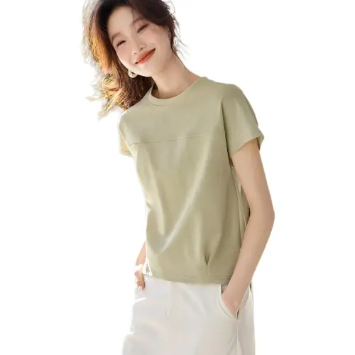 Mo Han Yi Mei T Shirt Women's Tender Shoot Yellow