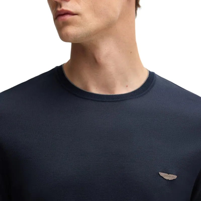 HUGO BOSS X Aston Martin Logo Appliqué T shirt-4