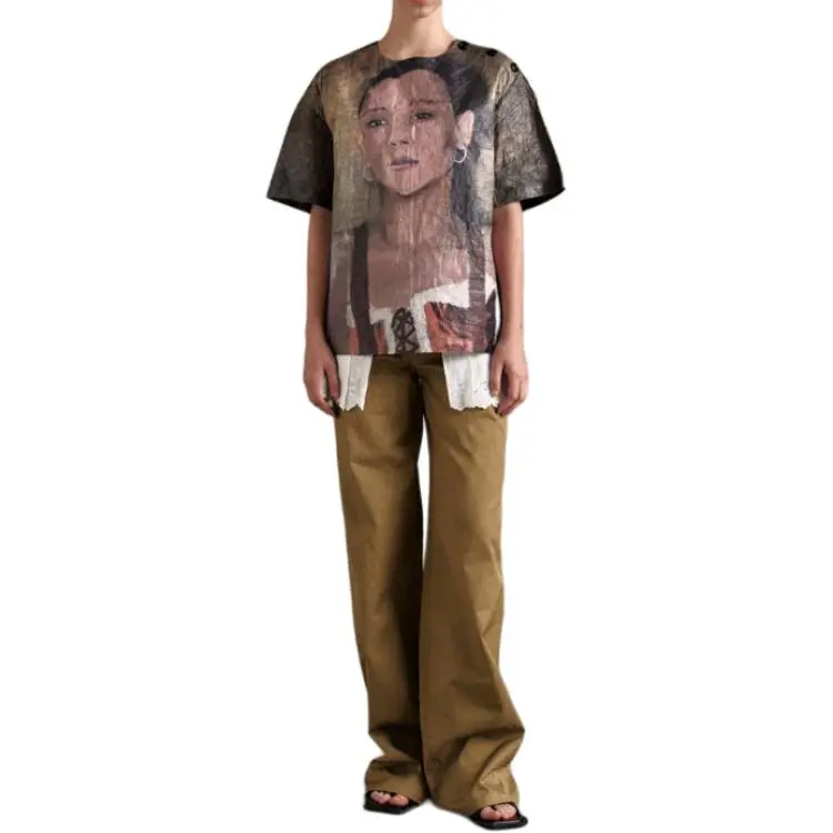 ANDERSSON BELL Remy Printed Tyvek T shirt-7