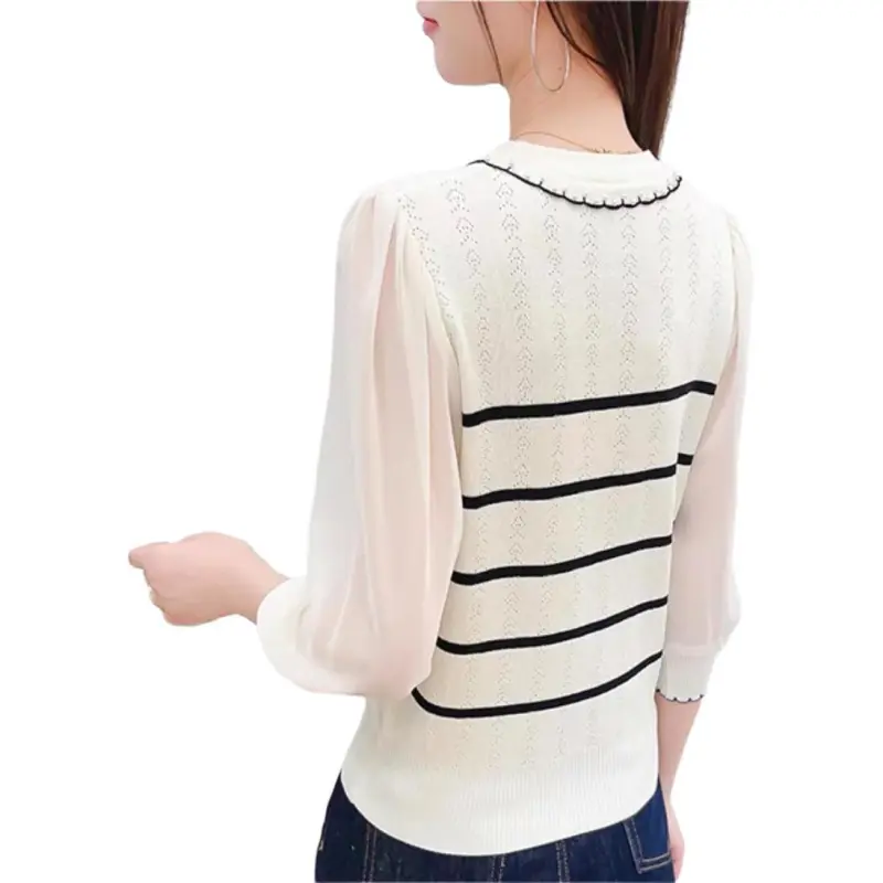 Flowers In Water Knitwear Women's-4