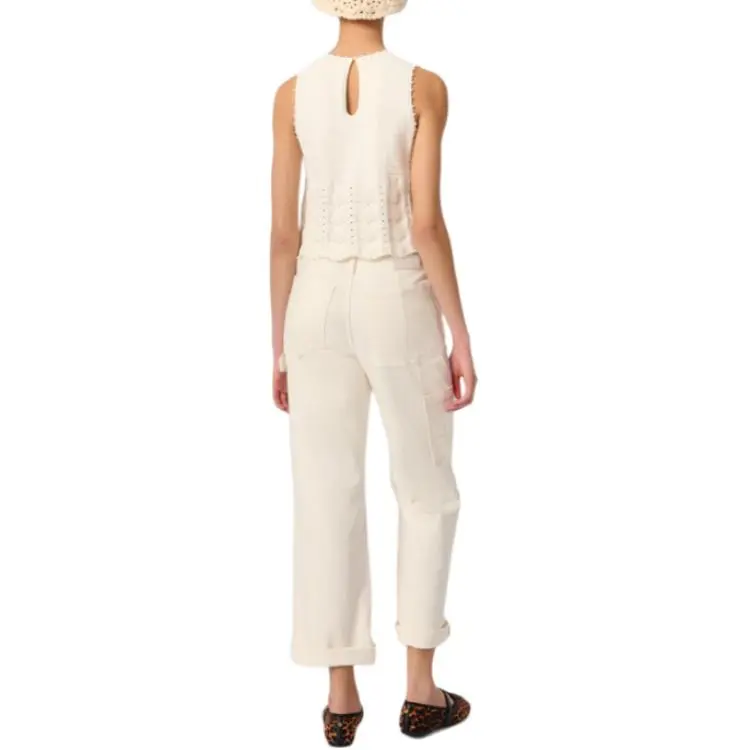 Maje Faux pearl detailed Top-3