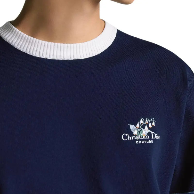 DIOR T Shirts Men Blue-4