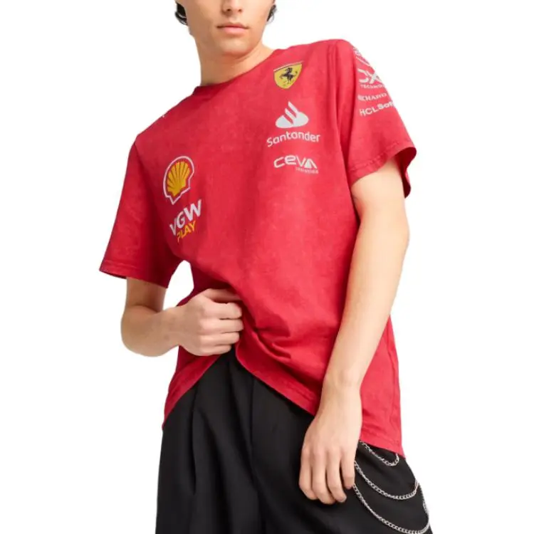 PUMA x Ferrari SCUDERIA FW24 T Shirt Men's Red-2