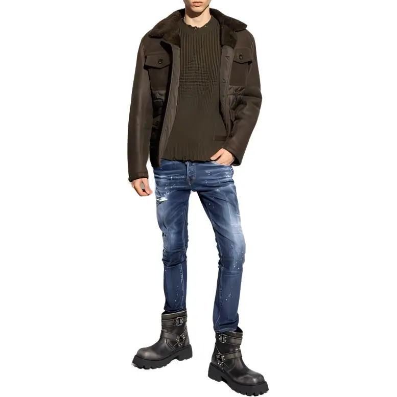 DSQUARED 2 Distressed Knitted Jumper-1