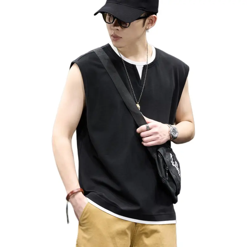 BUYDAUL Sleeveless T Shirt Men's-6