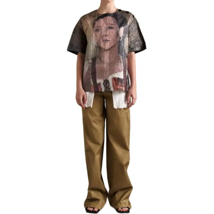 ANDERSSON BELL Remy Printed Tyvek T shirt-4