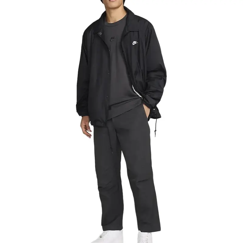 Nike Tech Casual Pants International Version Men's Coal Black-2
