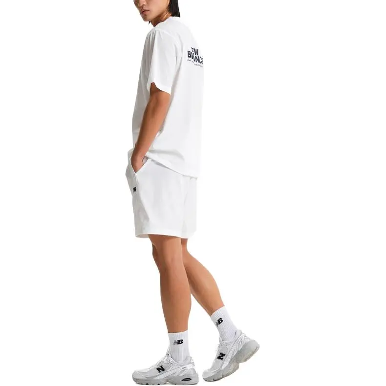 New Balance SEMI OVER FITUNI SUMMER T Shirt Unisex White-3