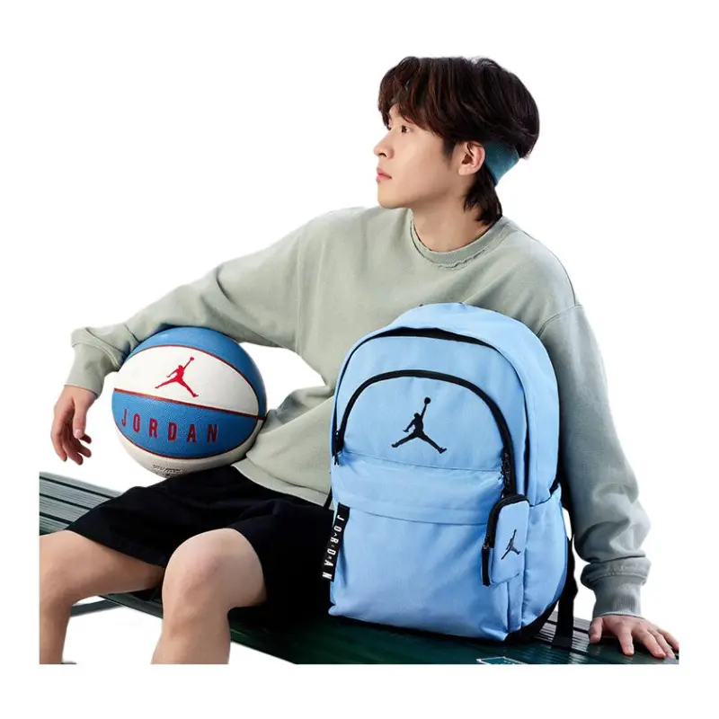 Jordan Polyester Backpack Unisex Blue-7