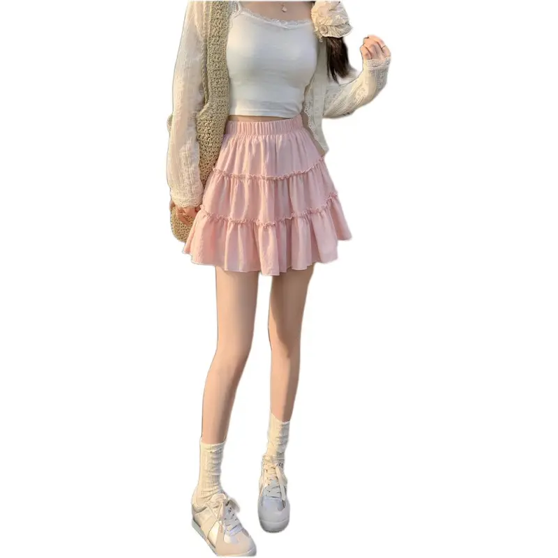 Mu Xiao Xin Casual Short Skirts Women's-10