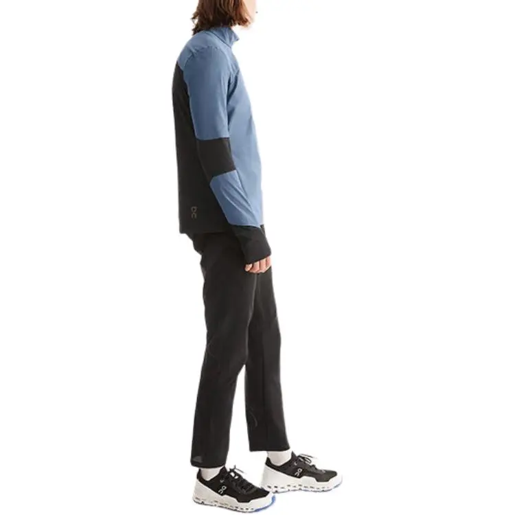 On Trail Breaker Shirt Men's Dark Gray Blue-1