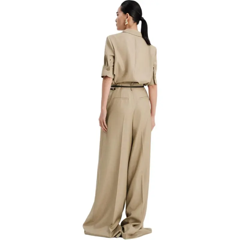 IDPAN Suit Trouser Women's Camel-1
