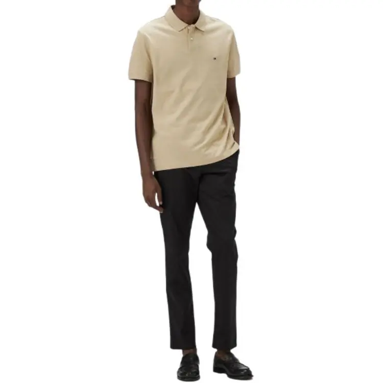 Tommy Hilfiger Polo Shirt Men's Beige-2