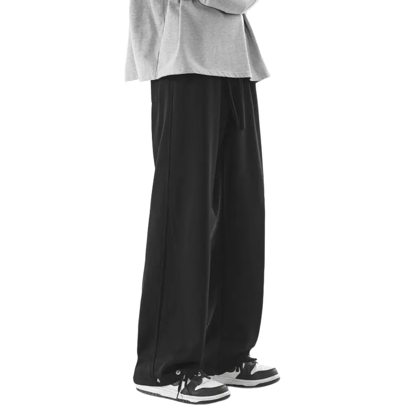 AMBER LIGHT Casual Pants Unisex Light Gray-6