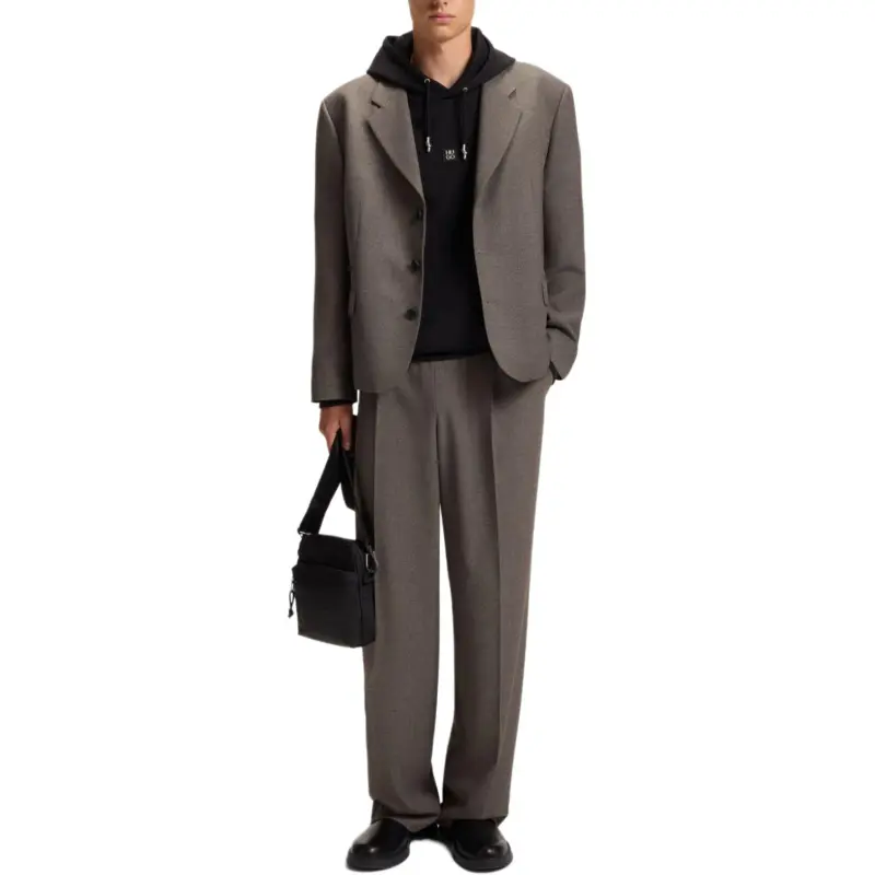 HUGO BOSS Business Suit Coat Unisex Brown-1