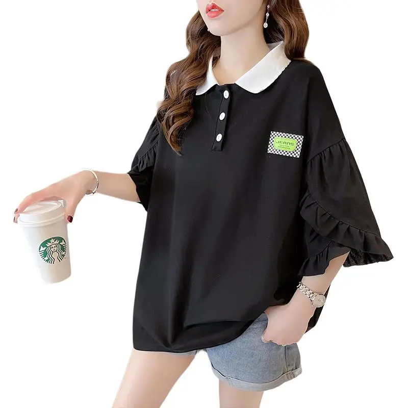 GOSO Drop Shoulder Sleeve T Shirt Women's-1