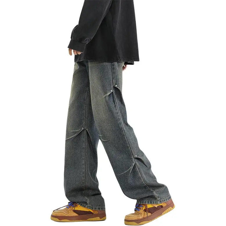 PAINT STAIN Jeans Unisex Dark Purple-162