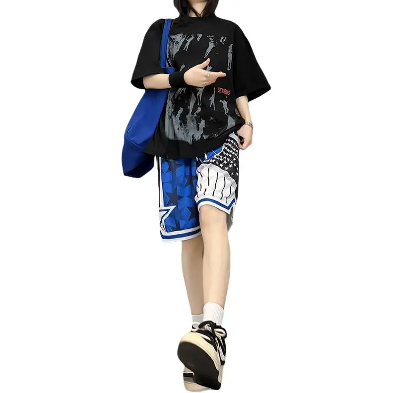 The New Age Family Sports Shorts Women's Blue-7