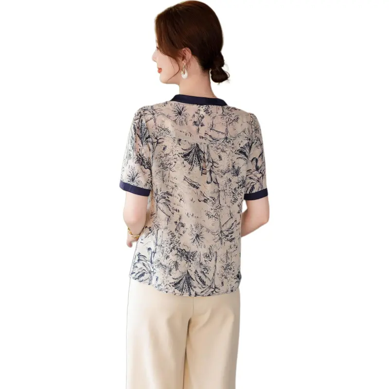 PIERRE CARDIN Chiffon Shirt Women's-5